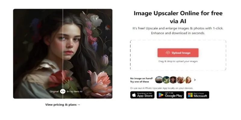 Enhanced Image Quality with Nero AI