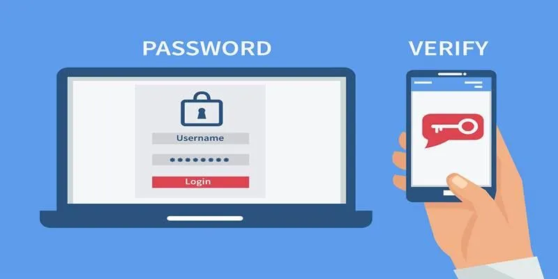 Two-factor authentication illustration