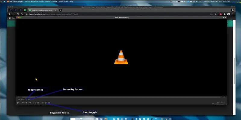 QuickTime Player interface