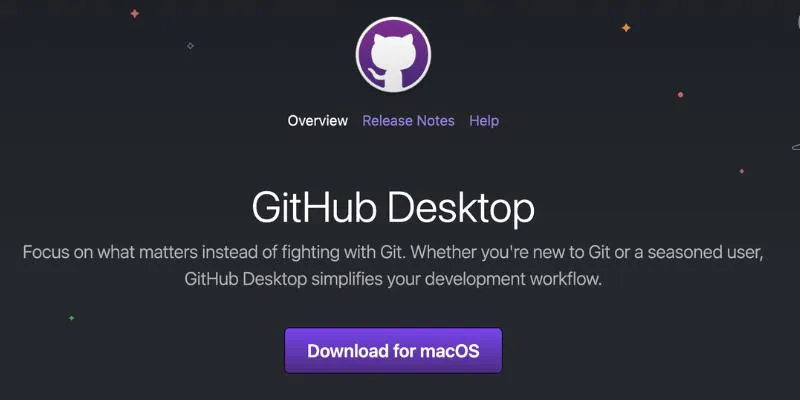 GitHub Desktop Interface