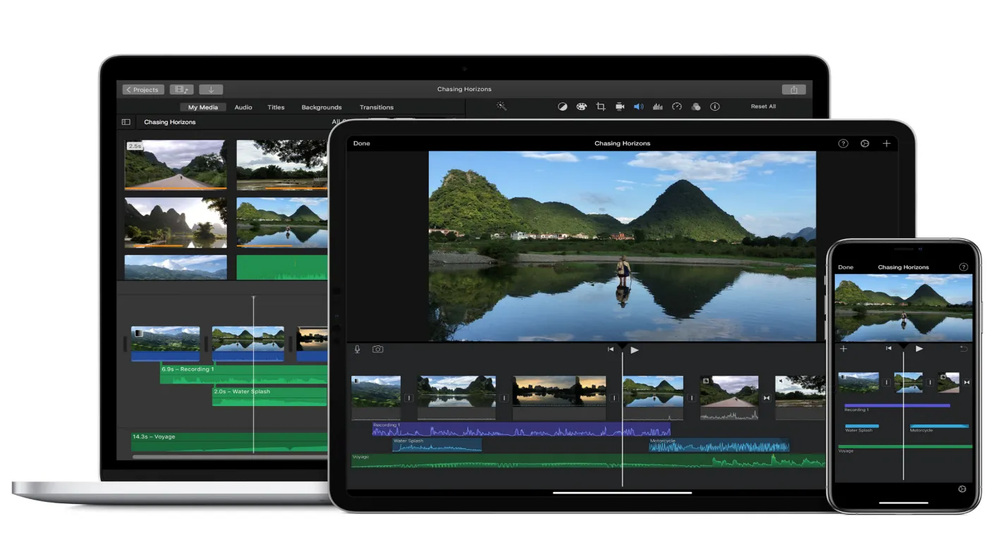 Editing with iMovie
