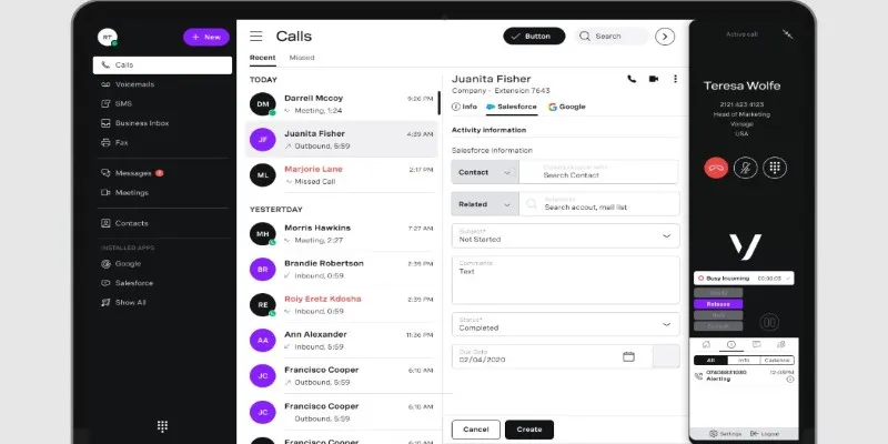 Vonage Built-In Call Recording