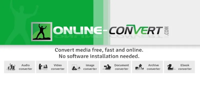 Online-Convert.com interface
