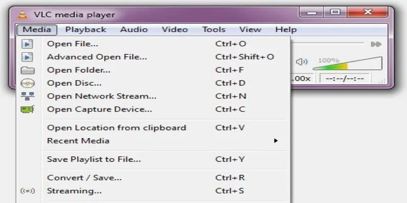 Opening Capture Device in VLC on Windows