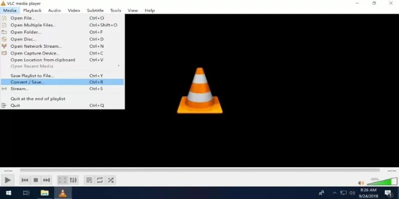 VLC Media Player AVI Converter