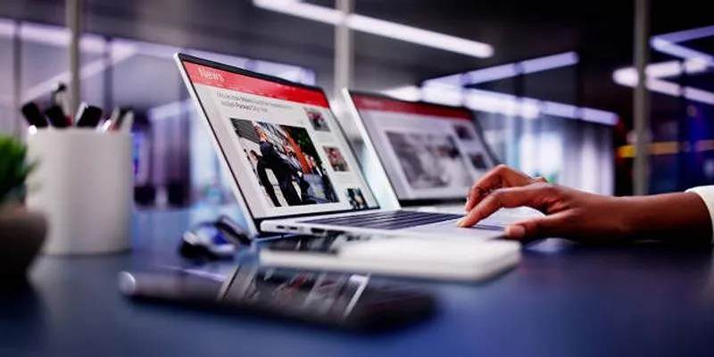 Client accessing project management tools on a tablet