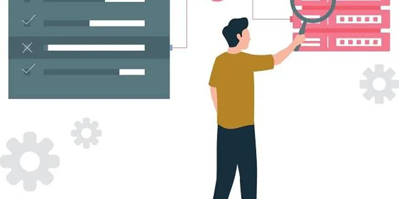 Database audit concept illustration