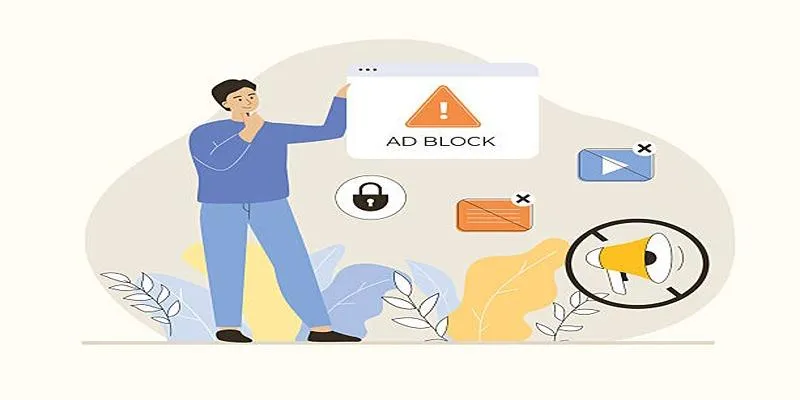 A website asking users to whitelist it in AdBlock