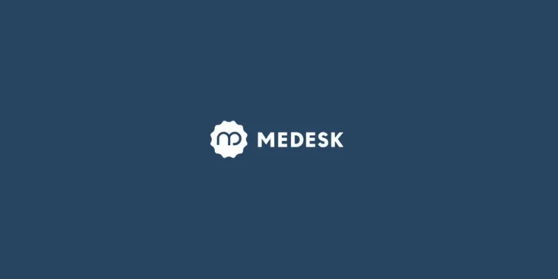 Medesk software interface demonstrating appointment scheduling