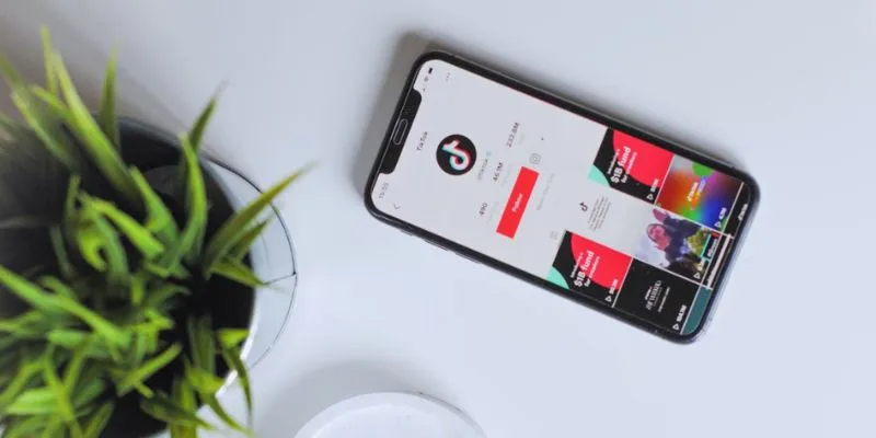 A user managing topics on TikTok