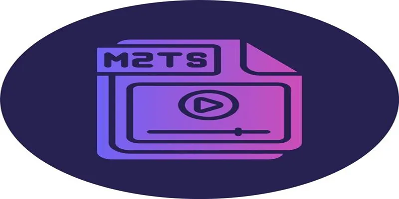 A Blu-ray disc representing the use of M2TS format