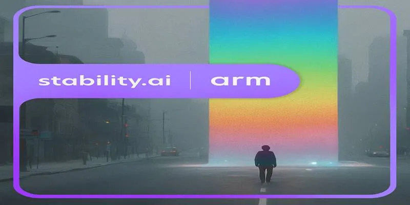 A creative professional using AI tools on a mobile device