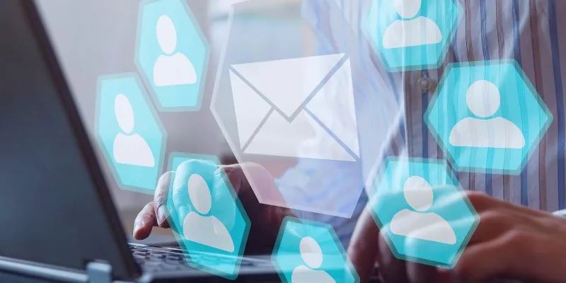 Email marketing automation illustration