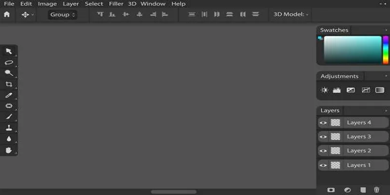 Photopea Interface