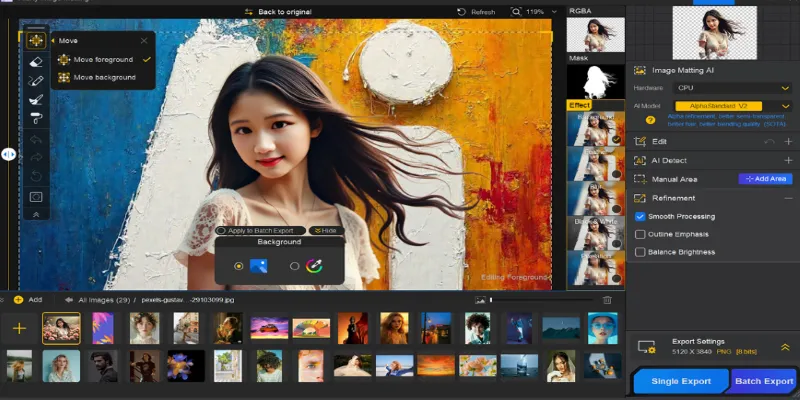 AI Image Enhancement Process
