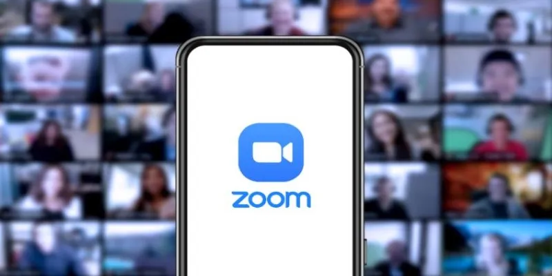 Zoom video chat interface