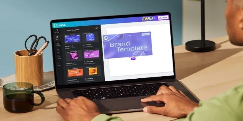 Canva design tool interface