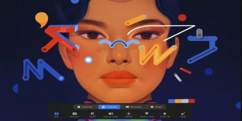Procreate Freehand Selection Tool