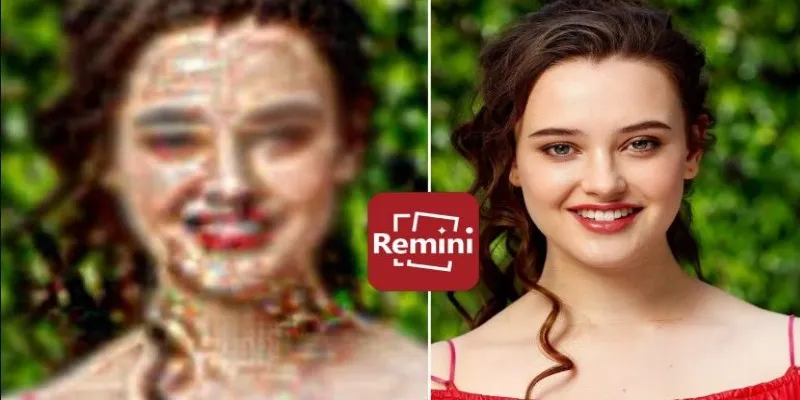 Remini AI Photo Enhancer Interface