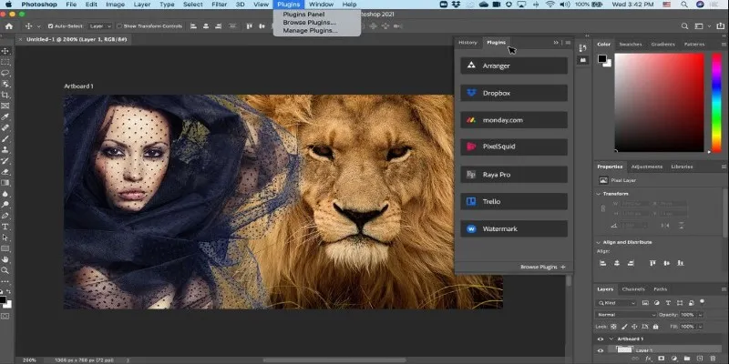 Adobe Photoshop Interface