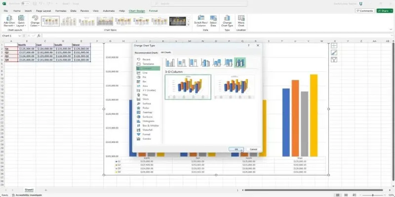 Excel chart being converted to JPG