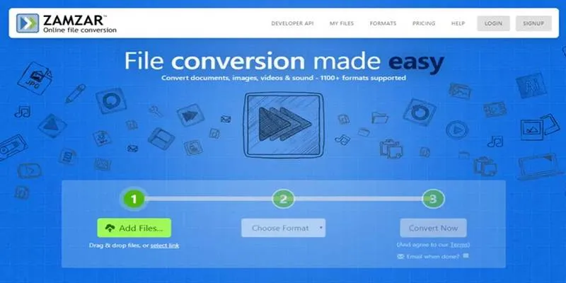 Zamzar Excel File Converter