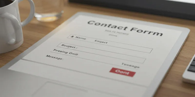 Contact form automation tools illustration