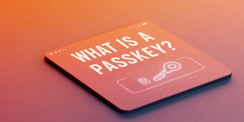 Illustration of Passkey Concept