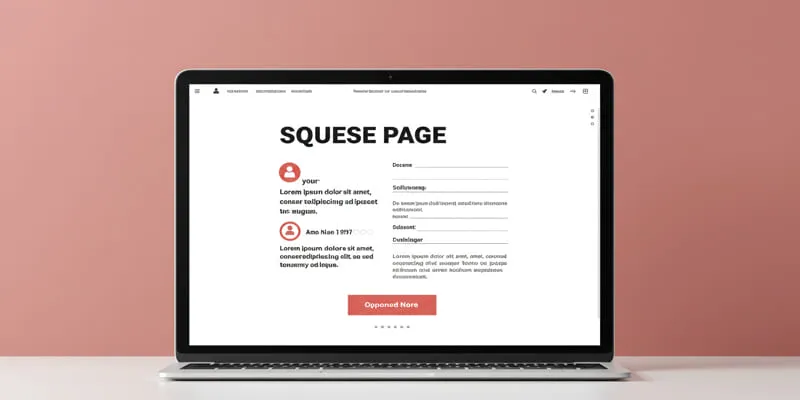 Squeeze Page Example