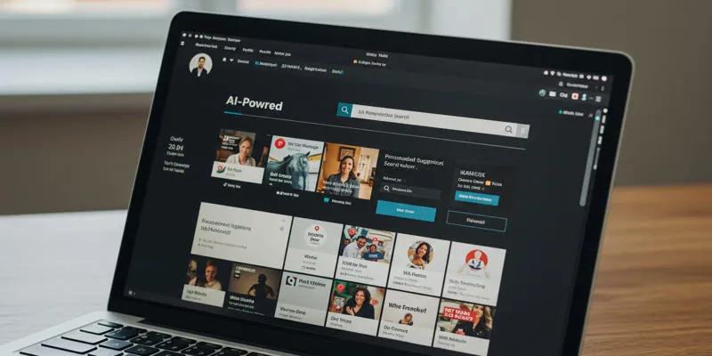 LinkedIn AI-powered job search interface