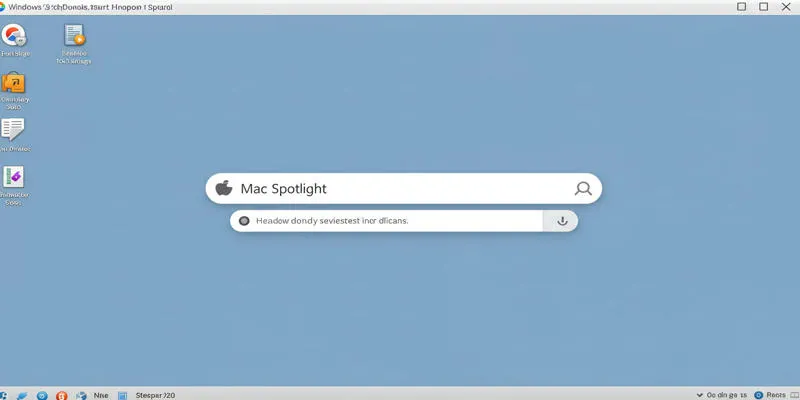 Spotlight search interface