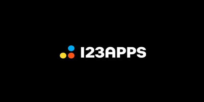 Online video editing interface on 123Apps platform