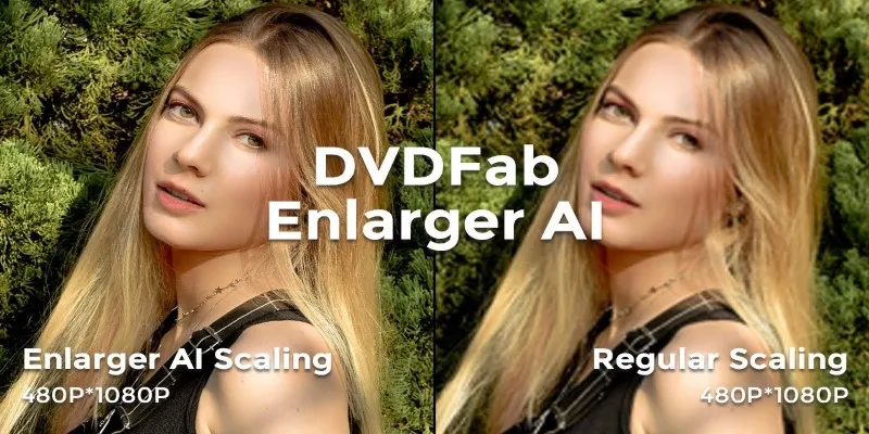 DVDFab Video Enhancer AI interface