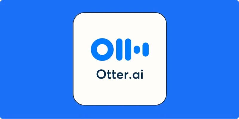 Otter.ai transcription tool interface