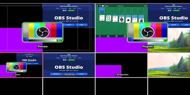 OBS Studio Interface