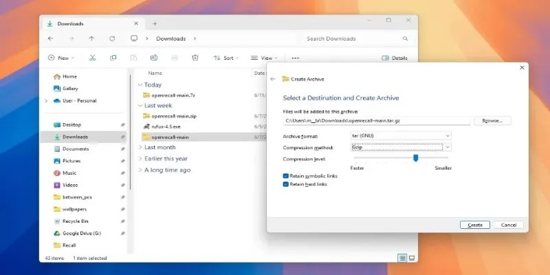File Compression Examples