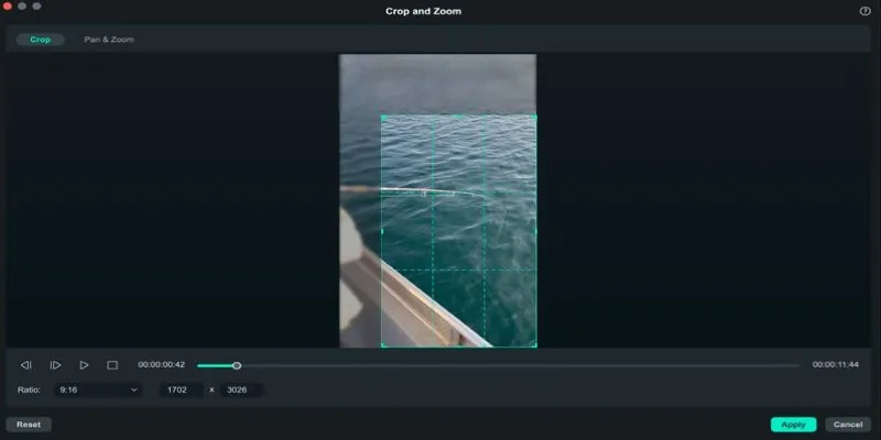 Aspect Ratio Crop Options
