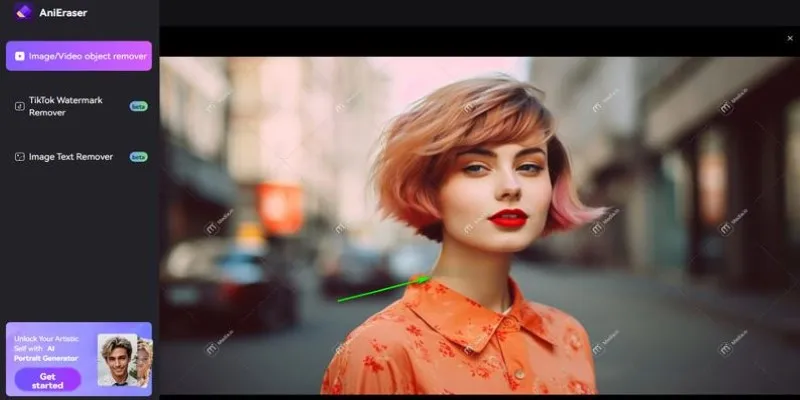 Media.io Watermark Remover Interface