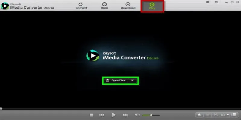 iMedia Converter Deluxe Interface