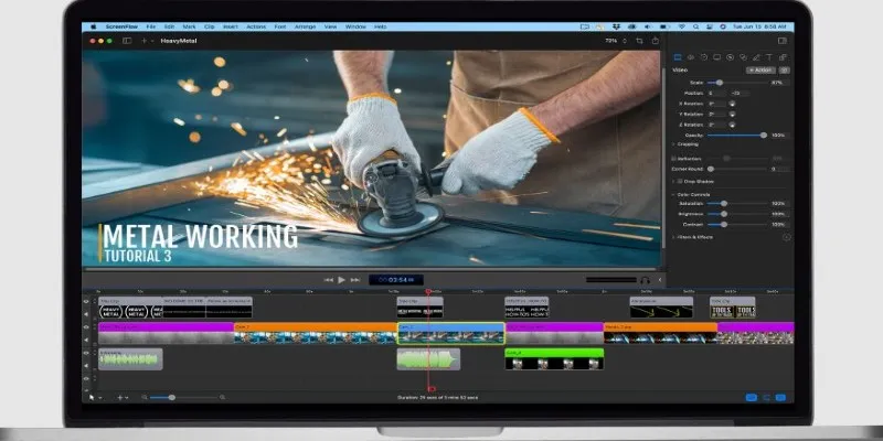 ScreenFlow Interface