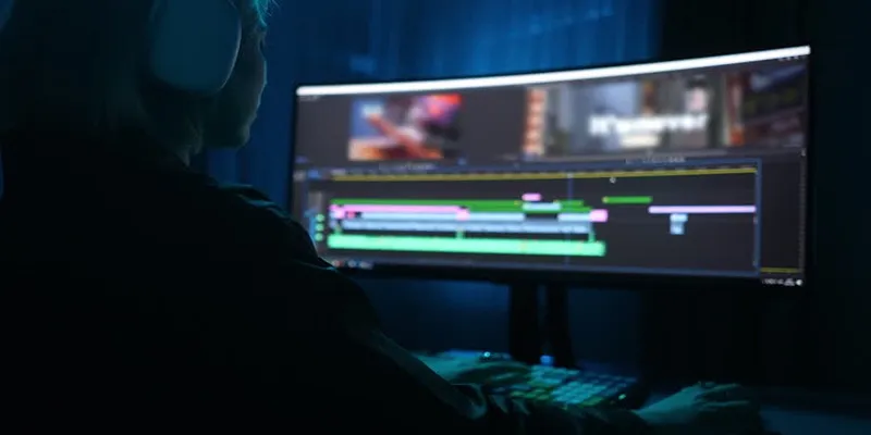 HitFilm Express editing interface