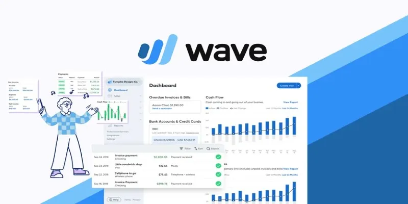Wave Accounting Software Interface