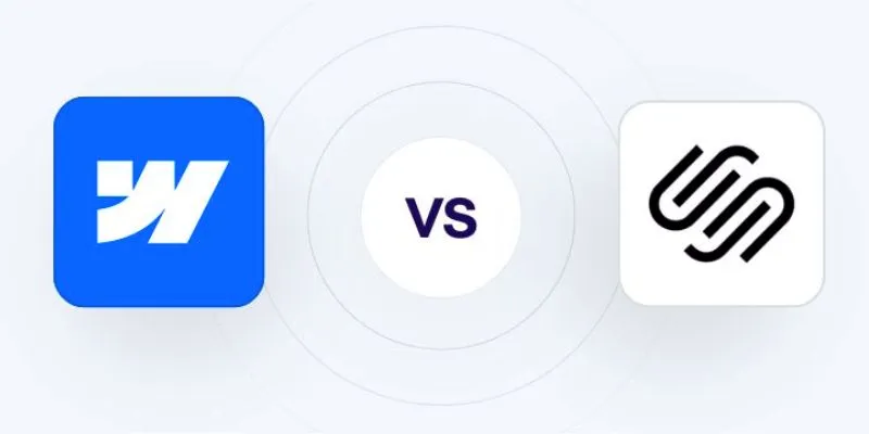 Webflow vs Squarespace Design