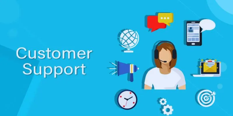 AI chatbot supporting a customer