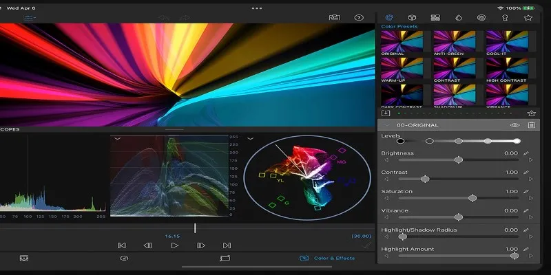 LumaFusion Color Correction