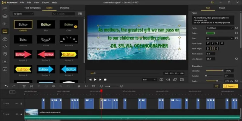 VideoShow Mobile Editor Interface