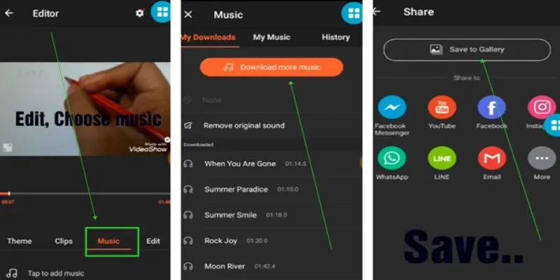VideoShow Premium Features