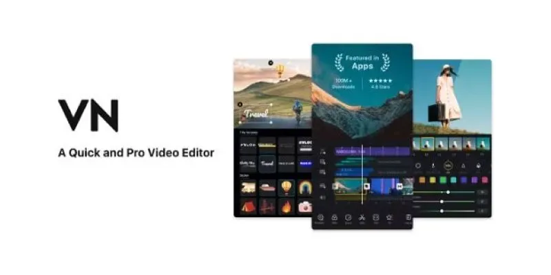VN Video Editor Interface