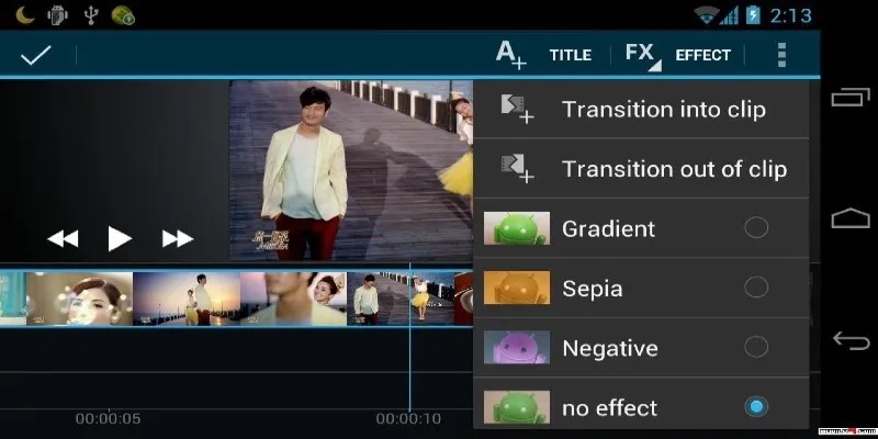 Magisto App Interface