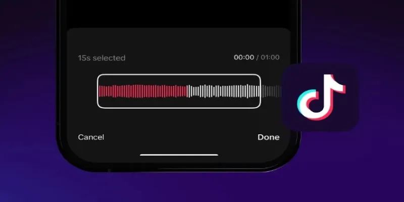 TikTok video editing process